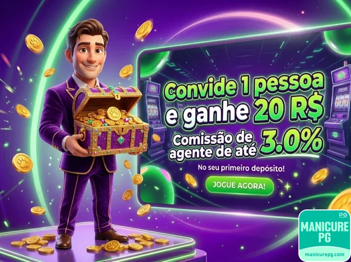 manicurepg - bônus exclusivo - Bônus de Primeiro Depósito